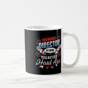 Taza De Café Director de Fuegos Artificiales Divertido 4 de Jul