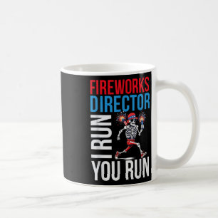Taza De Café Director de Fuegos Artificiales I Yo Corro Tú Corr