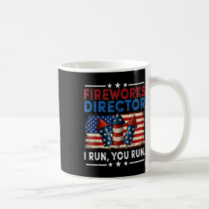 Taza De Café Director de Fuegos Artificiales - Yo corro tú corr