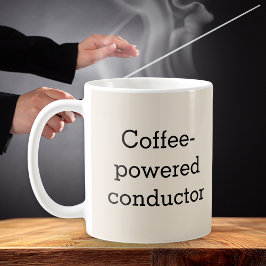 Taza De Café Director de orquesta impulsado por café 