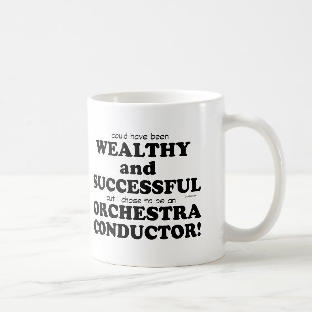 Taza De Café Director de orquesta rico y exitoso (Derecha)