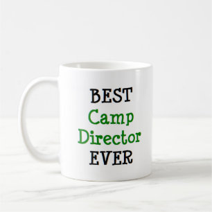 Taza De Café director del campamento, mejor