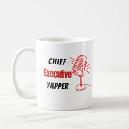 Taza De Café Director Ejecutivo Charlatán – Humor Divertido