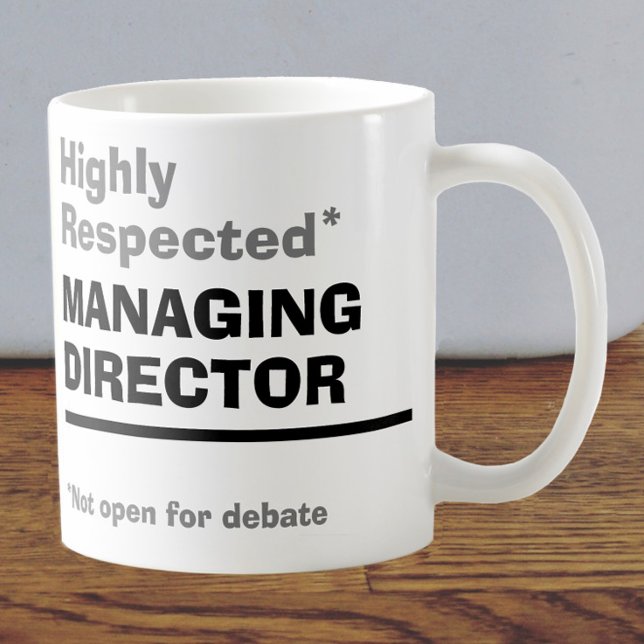 Taza De Café Director ejecutivo muy respetado (Subido por el creador)