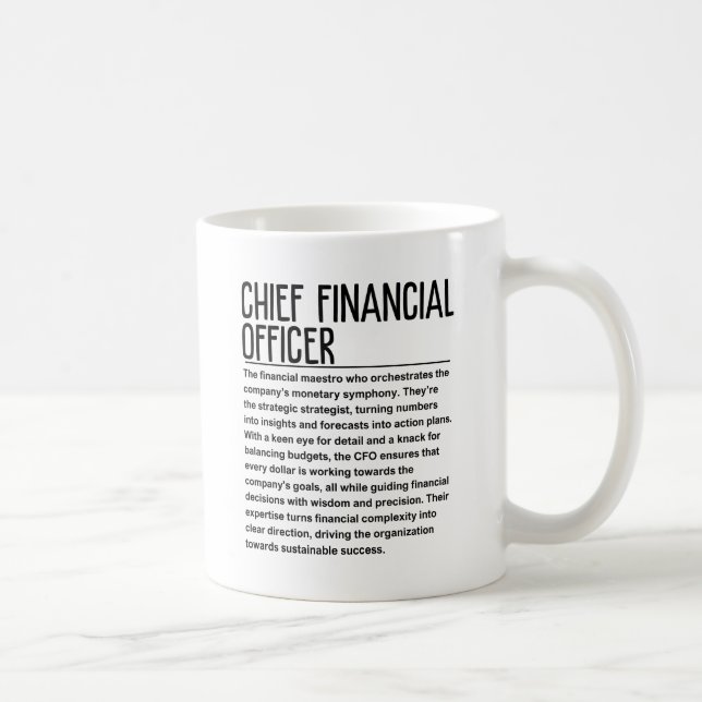 Taza De Café Director financiero (Derecha)