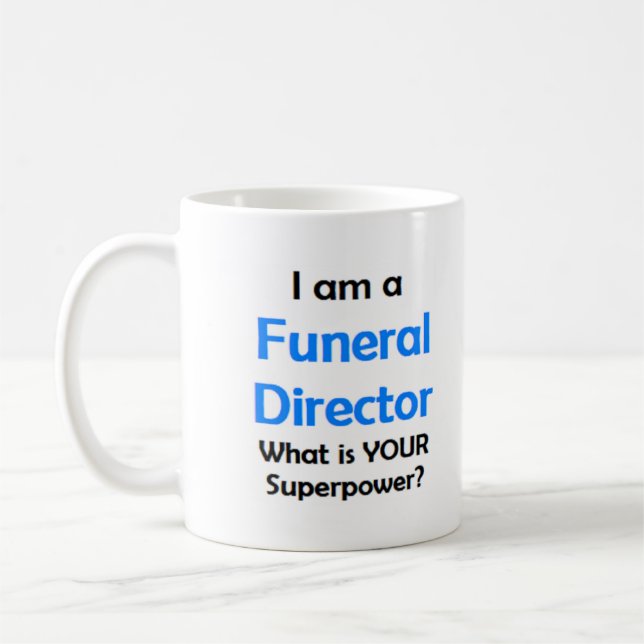 Taza De Café director funerario (Izquierda)