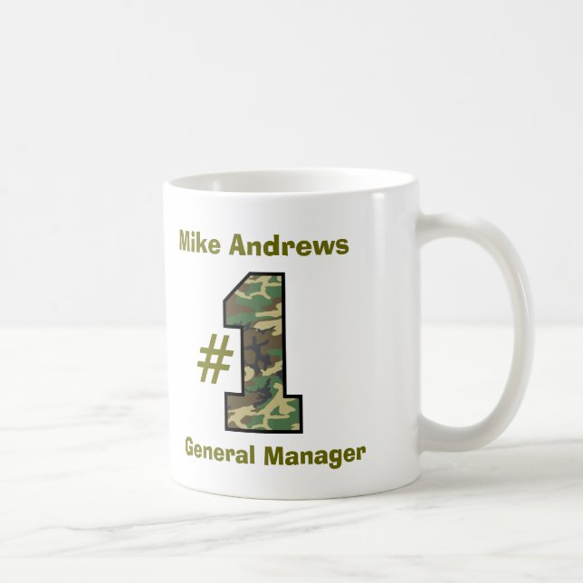 Taza De Café Director general V18 el número uno (Derecha)