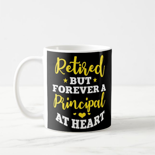 Taza De Café Director Principal de Escuela retirado Pen (Izquierda)