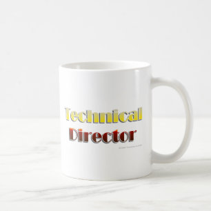 Taza De Café Director técnico (texto solamente)