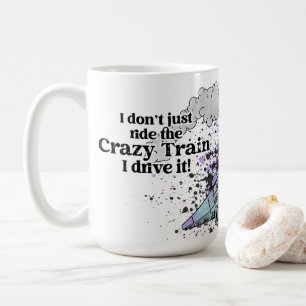 Taza De Café Dirigir el tren loco
