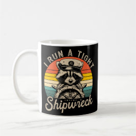 Taza De Café Dirijo un naufragio organizado