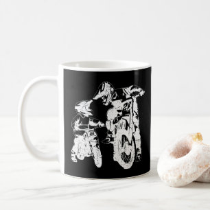 Taza De Café Dirt Bike Dad Motocross Motocross Motorcycle Biker