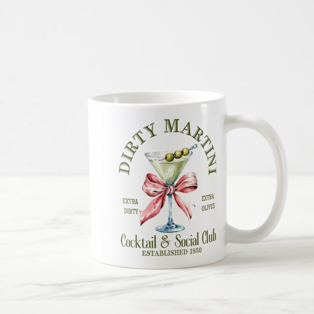 Taza De Café Dirty Bachelorette Martini Tail Club Martini Drink (Derecha)
