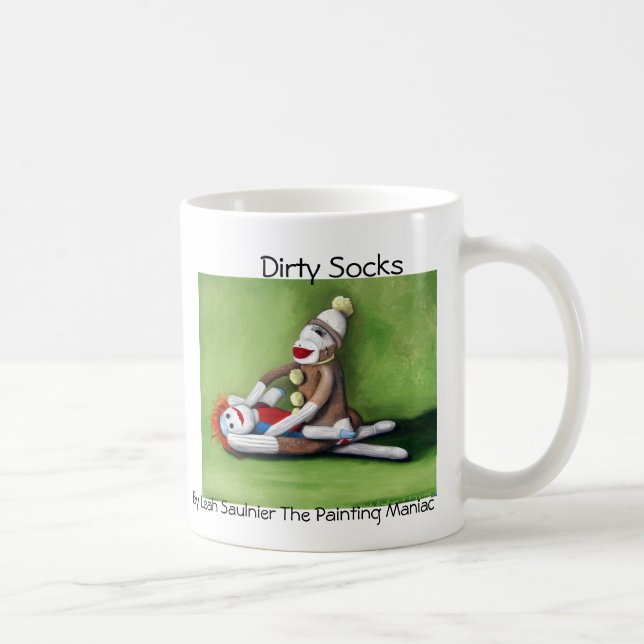 Taza De Café Dirty_Socks [1], calcetines sucios, por Leah (Derecha)