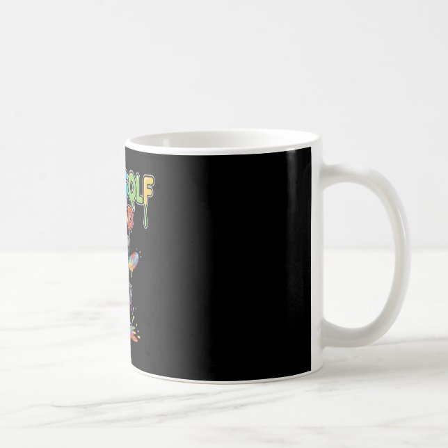 Taza De Café Disc Golf Estado Arcoíris Splash Disc Sket  (Derecha)