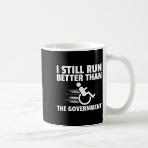 Taza De Café Discapacidad en silla de ruedas Regalo Funny Handi
