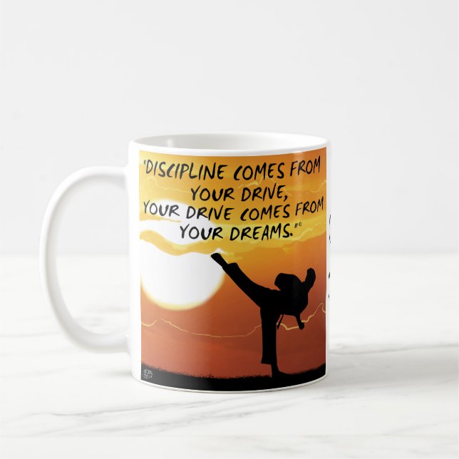 Taza De Café "Disciplina" Café Mug (Izquierda)