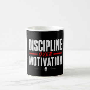 Taza De Café Disciplina sobre motivación 