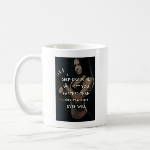 Taza De Café Disciplina vs Motivación - Inspiración de gimnasio