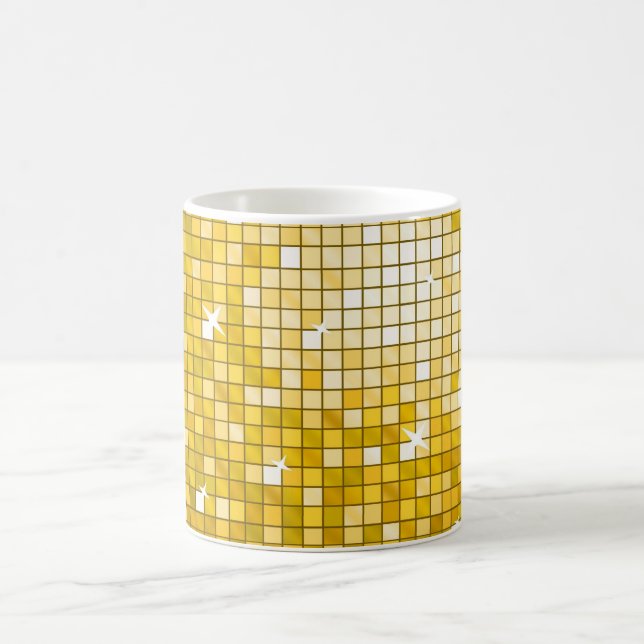 Taza De Café Disco Azulejos "Gold" (Centro)
