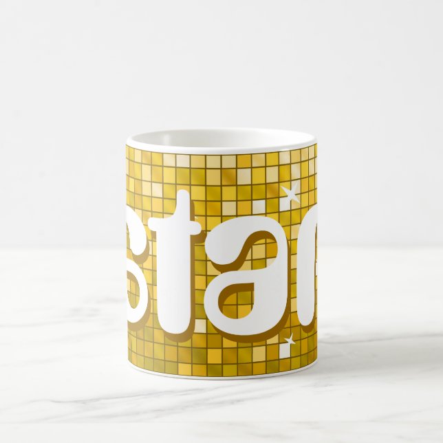 Taza De Café Disco Azulejos "Gold" de la "estrella" (Centro)