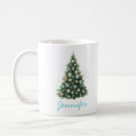Taza De Café Disco Ball Ornament Christmas Tree Custom Holiday