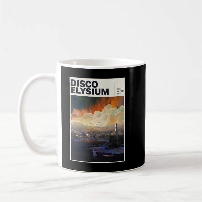 Taza De Café Disco Elysium Essential T Shirt (Izquierda)