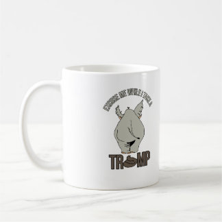 Taza De Café Discúlpeme mientras tomo un Trump - Anti-Trump -