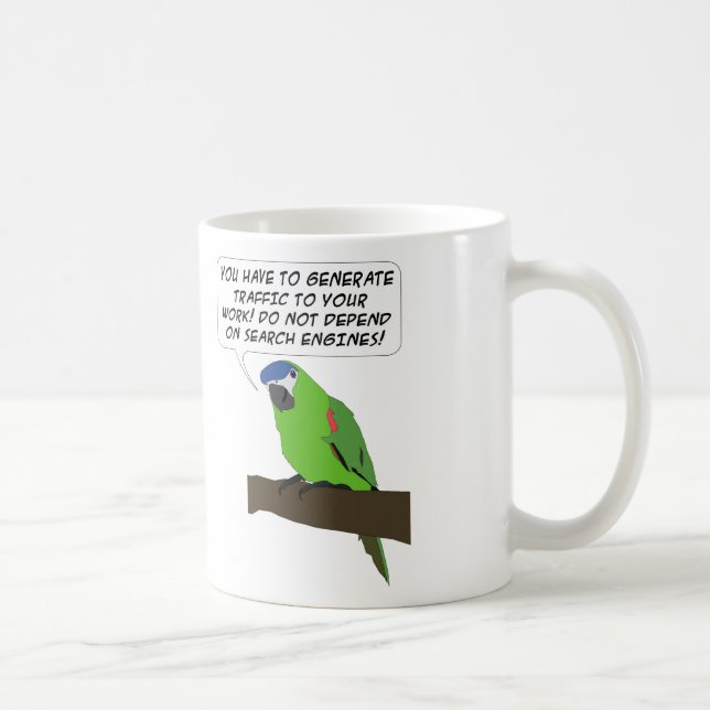 Taza De Café Discurso de loros (Derecha)