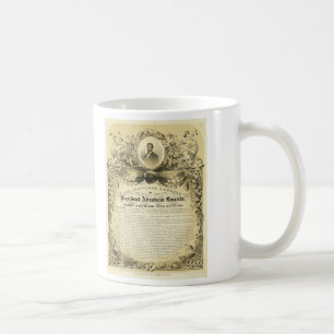 Taza De Café Discurso inaugural Abraham Lincoln del 4 de marzo