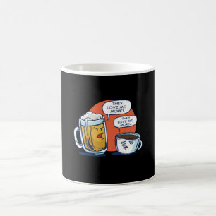 Taza De Café Discusión de cerveza y café