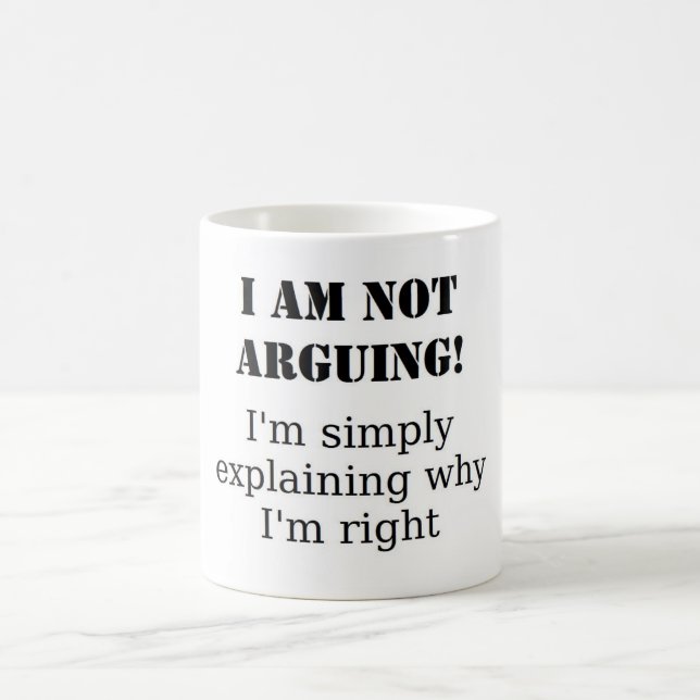 Taza De Café ¿Discuta conmigo, usted? (Centro)