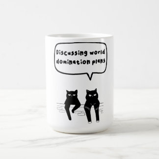 Taza De Café Discutiendo los planes de dominación mundial