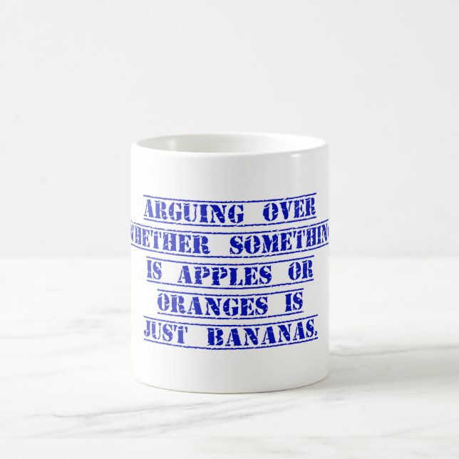 Taza De Café Discutir sobre si algo (Centro)