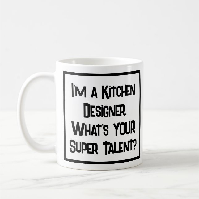 Taza De Café Diseñador de cocina Super Talent. Coffee Mug (Izquierda)