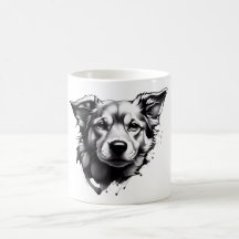 Diseñador de gatos y perros Café Mugs