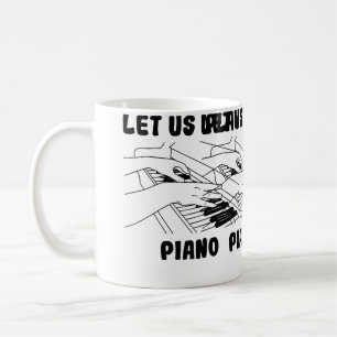 Taza De Café Diseñador de piano de cola