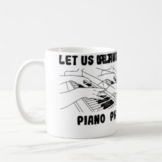 Taza De Café Diseñador de piano de cola