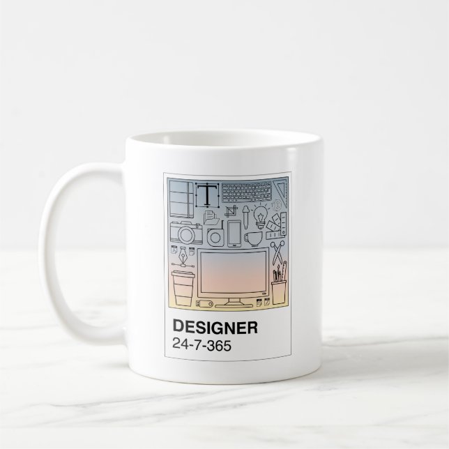 Taza De Café Diseñador Swatch Coffee Mug (Izquierda)