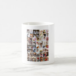 Taza De Café Diseñar su propio Collage de fotos 50