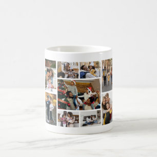 Taza De Café Diseñar su propio Collage de fotos 9