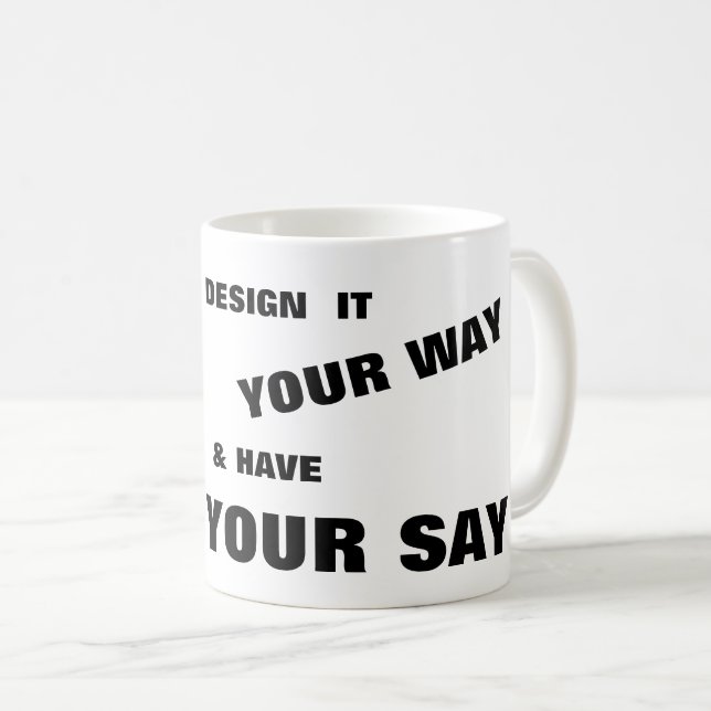 Taza De Café Diseñar tu propio Mug (Anverso derecho)