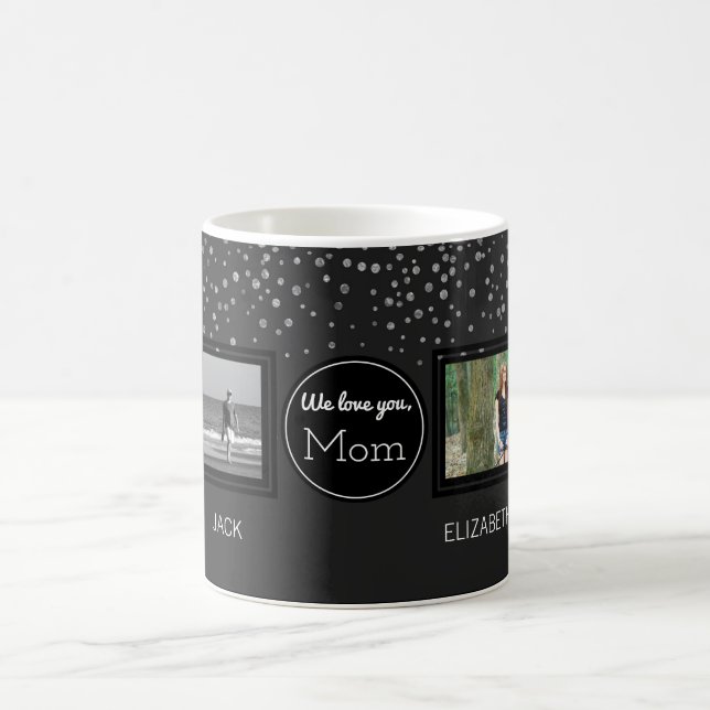 Taza De Café Diseñe a su propia mamá del Día de la Madre del (Centro)