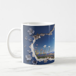 Taza De Café Diseño 3D Starry Night