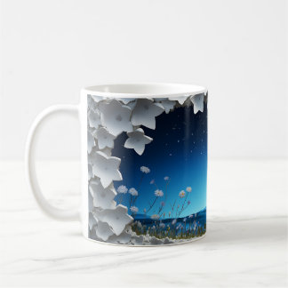 Taza De Café Diseño 3D Starry Night