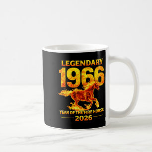 Taza De Café Diseño 60º Caballo de Fuego Año 1966
