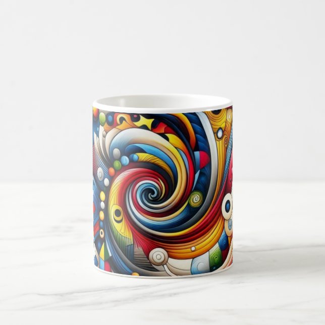 Taza De Café diseño abstracto (Centro)