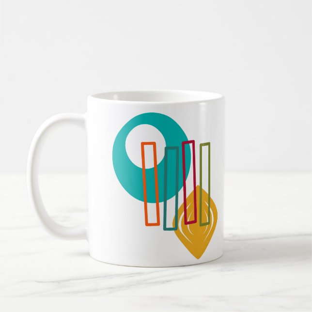 Taza De Café Diseño abstracto de MCM (Izquierda)