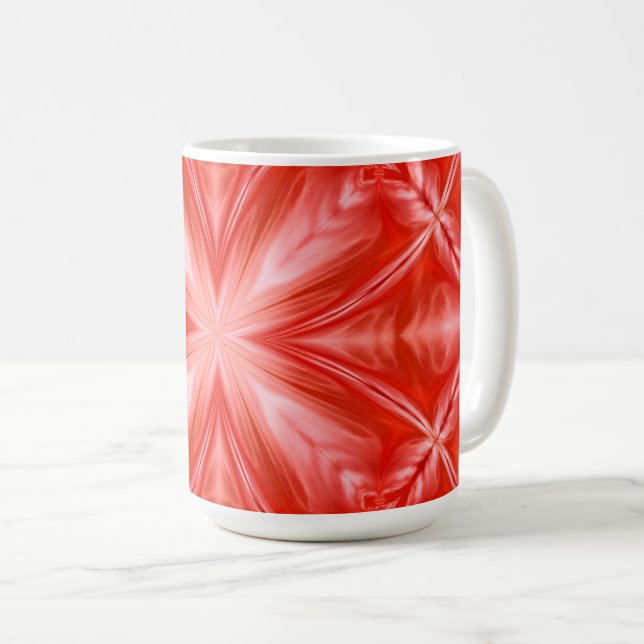 Taza De Café Diseño abstracto de nubes blancas lechosas de Poin (Anverso derecho)