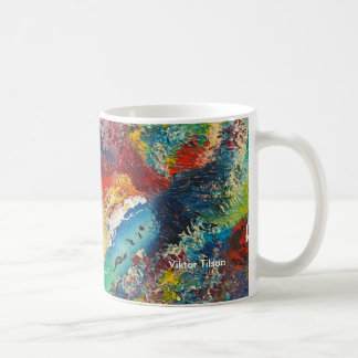 Taza De Café Diseño abstracto de Victor Tilson